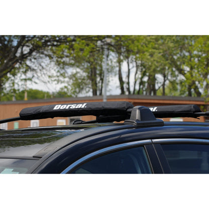 DORSAL Aero Roof Rack Pads for Factory and Wide Crossbars - Pack of 2 for Surfboards Kayaks Sups Snowboards
